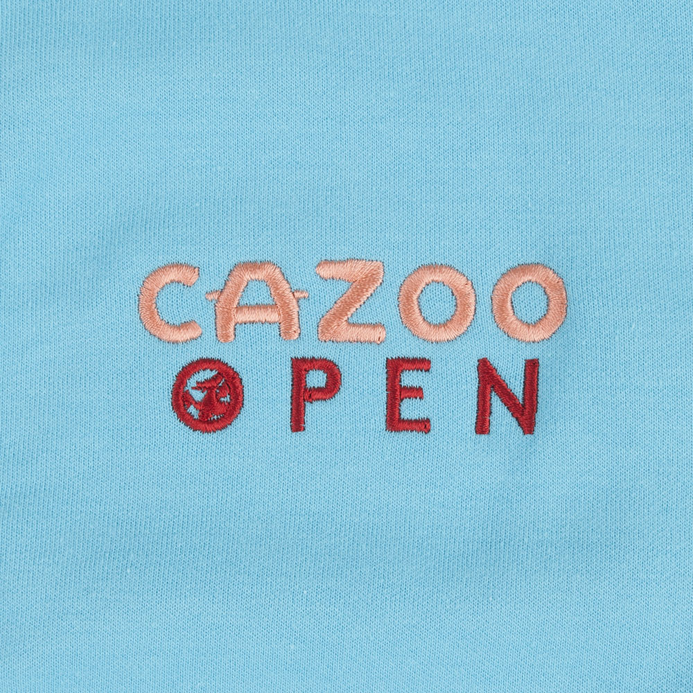 CAZOO Open Women&#39;s Millie Full Zip Jersey Jacket - Badge Close-up
