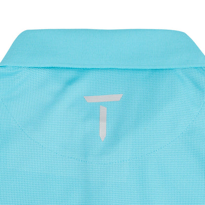 CAZOO Open Women's Carly Polo - Logo Close-up Blue