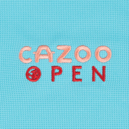 CAZOO Open Women's Carly Polo - Badge Close-up Blue