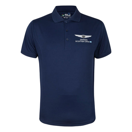 Genesis Scottish Open Men's Polo Shirt - Navy - Front