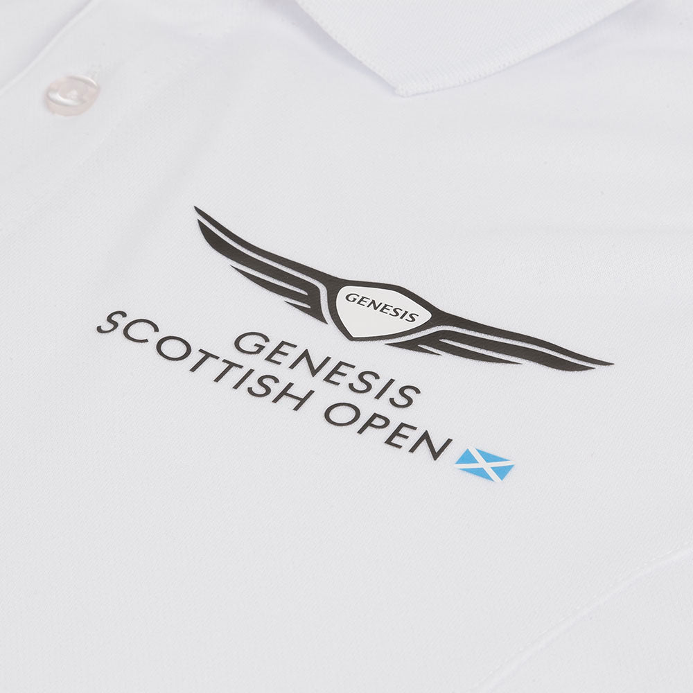 Genesis Scottish Open Men&#39;s Polo Shirt - White